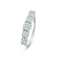 Anello Bliss Donna BL CARESSE in Oro bianco Diamante 0.24 Ct 20101460 - 20101460